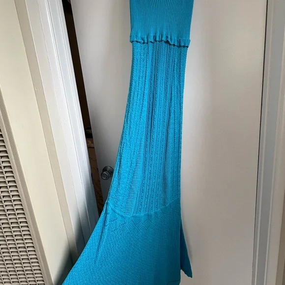 House of Harlow 1960 Blue Sleeveless Maxi Sundress - Picture 2 of 4